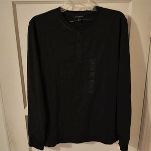 Banana Republic Factory Men's "New" Cozy Henley Long Sleeve Shirt
